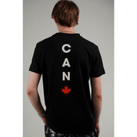 Jumplete Courtside Luxe Performance Fit Tee - Can Black