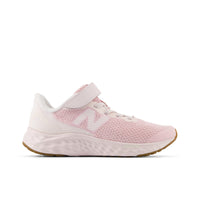 New Balance Fresh Foam Arishi V4 Bungee Lace with Top Strap Youth Running Shoes - Pink Granite/Pink