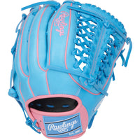 Rawlings Heart of the Hide 12.75" Baseball Glove - Columbia Blue/Pink - Right Hand Throw