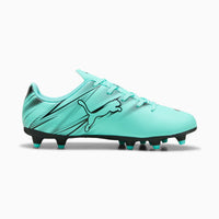 Puma Attacanto FG/AG Youth Soccer Cleats - Electric Peppermint/Black