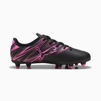 Puma Attacanto FG/AG Youth Soccer Cleats - Black/Pink