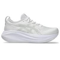 Asics Gel-Nimbus 27 Women's Running Shoes - White/Glacier Grey