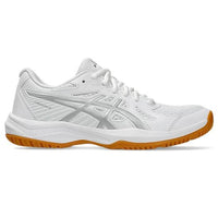 Asics Upcourt 6 Women's Court Shoes - White/Pure Silver