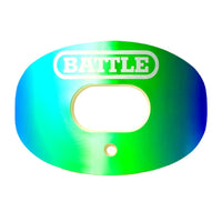 Battle Sports Iridescent Oxygen Football Mouthguard - Blue/Green