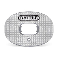 Battle Sports 3D Diamonds Oxygen Football Mouthguard - Silver