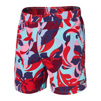 Saxx Go Coastal 2N1 5" Volley Swim Shorts - Tropical Lens