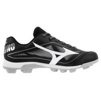 Mizuno Cushionrevo Diamond TPU Men's Baseball Cleats - Black/White