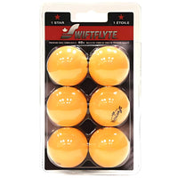 Swiftflyte 40+ 1 Star Orange Table Tennis Balls - 6 pack