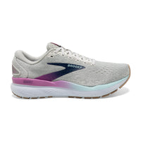 Chaussures De Course Ghost 16 Pour Femmes De Brooks - Blanc/Gris/Bleu Domaine