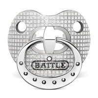 Battle Sports Binky Diamond Oxygen Football Mouthguard - Silver