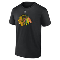 Fanatics Chicago Blackhawks NHL Authentic Stack N&N Tee - C. Bedard (Black)