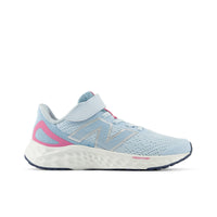 New Balance Fresh Foam Arishi V4 Bungee Lace with Top Strap Youth Running Shoes - Quarry Blue