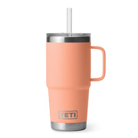 Yeti Rambler 739 ml (25 oz) Straw Mug with Straw Lid - Lowcountry Peach