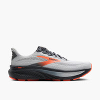 Brooks Ghost 17 Men's Running Shoes - Oyster/Orange/Ebony