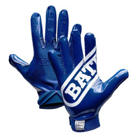 Battle Sports Double Threat Adult Receiver Football Gloves - Navy