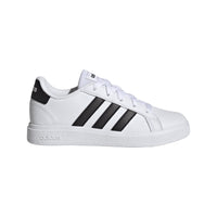 Adidas Grand Court 2.0 Junior Tennis Shoes - Ftwwht/Cblack/Cblack