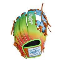 Gant de Baseball Heart of the Hide Série Funburst 11,5 Po de Rawlings - Source Exclusif Vert/Bleu (2025)