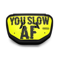 Battle Sports Chrome Football Back Plate - You Slow AF