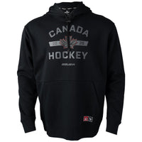 Chandail À Capuchon All-Black De Bauer X Hockey Canada