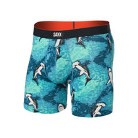 Saxx Multi-Sport Mesh Boxer Brief - Hammerhead Camo/Aqua