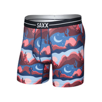 Saxx Volt Breathable Mesh Boxer Brief - Canyon Daze/Red Clay