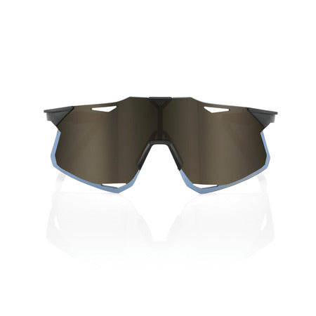 100%, 100% - HYPERCRAFT Matte Black - Soft Gold Mirror Lens