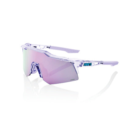 100%, 100% - SPEEDCRAFT XS Polished Translucent Lavender - HiPER Lavender Mirror Lens