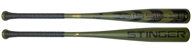 Stinger, 2022 Stinger Missile 2 Aluminum BBCOR -3 Baseball Bat