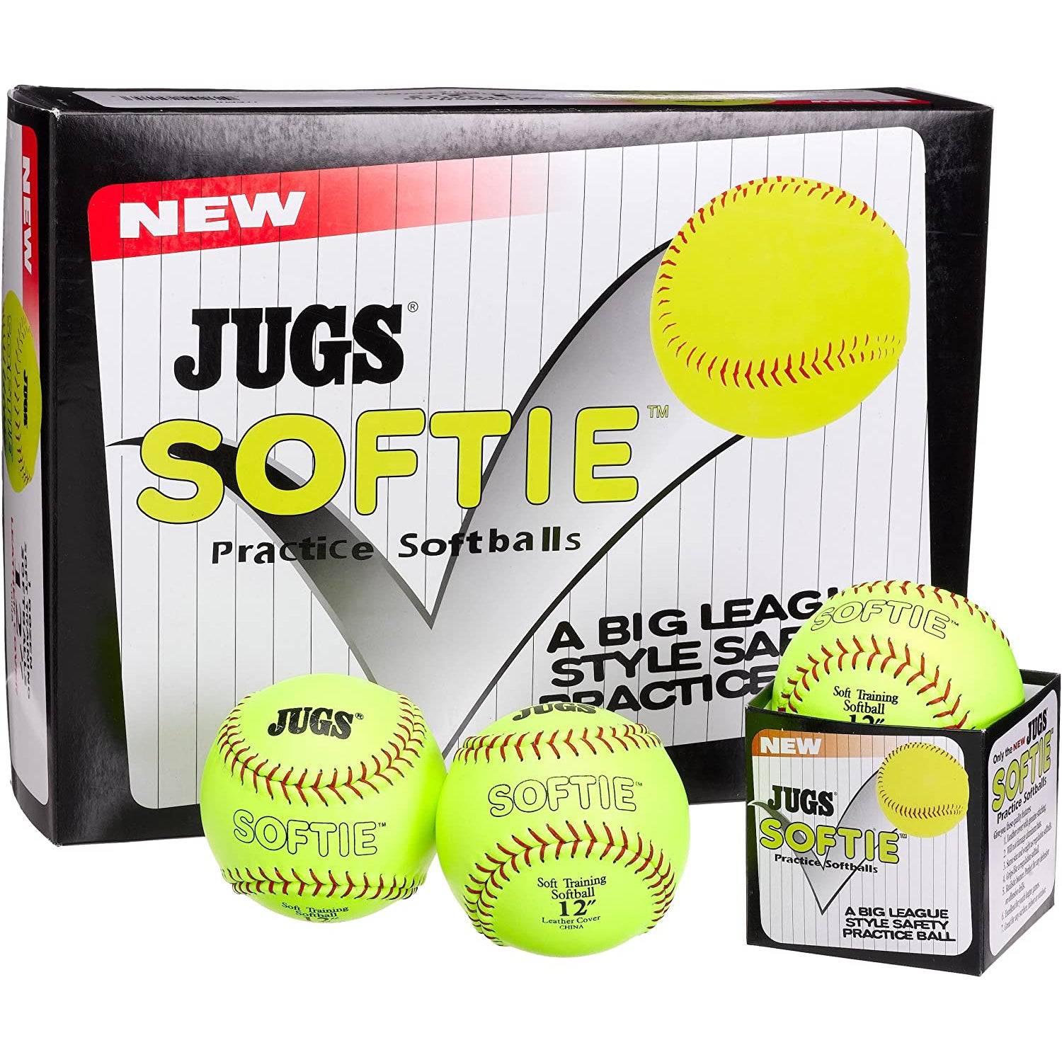 Jugs, Jugs Sports - Realstic Bounce Softie Game Balls - 1 Dozen